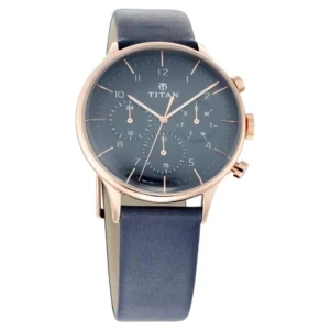 Titan Light Leathers Analog Blue Dial Men's Watch